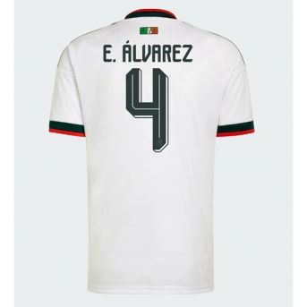 Billige Fotballdrakt Mexico Edson Alvarez #4 Replika Bortedrakt VM 2026 Kortermet